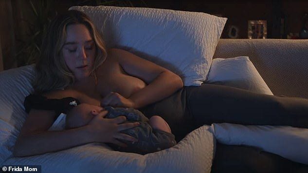 Mazstundas: Mātes nakts vidū baro bērnu ar krūti un izplūst miegā