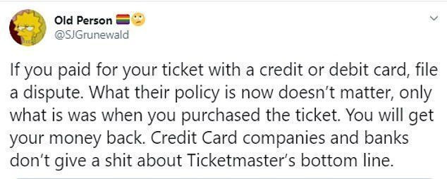 도움이 됨: 일부에서는 고객이 신용 카드 회사에 결제하도록 제안했습니다.