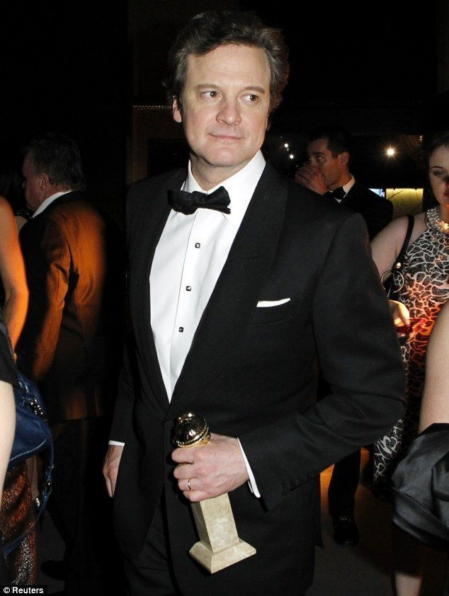 성공: Colin Firth는 영화 드라마 부문 남우주연상을 수상했습니다.