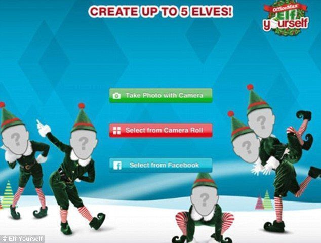Elf Yourself: 앱은 2006년에 개발되었으며 방문자가 자신 또는 친구의 이미지를 업로드하고 춤추는 요정으로 변환할 수 있습니다.
