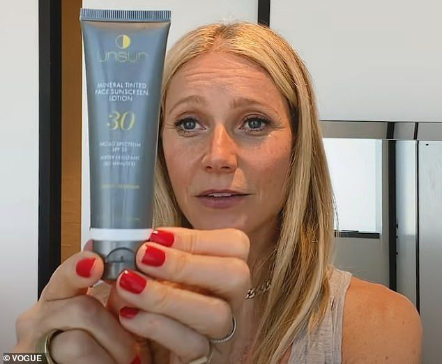 Probleem: Gwyneth Paltrow on nahahooldusekspertide raevuka tule all oma tühise päikesekaitsekreemi kasutamise pärast Vogue