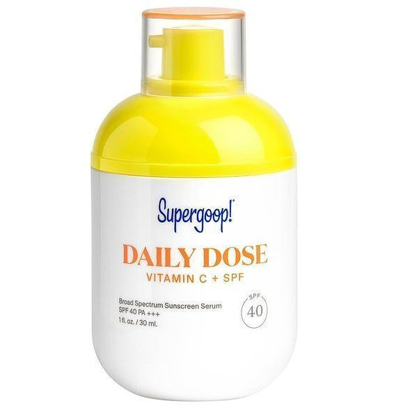 Supergoop! Päevane annus C-vitamiini + SPF 40 päikesekaitseseerum (46 dollarit)