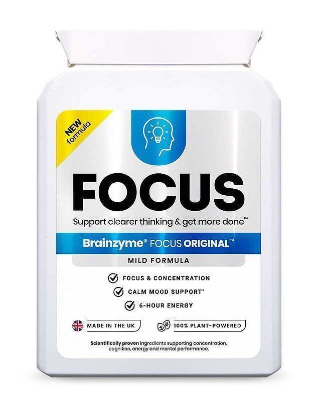 Brainzyme Focus Pro 캡슐, 한 달치 29파운드, brainzyme.com