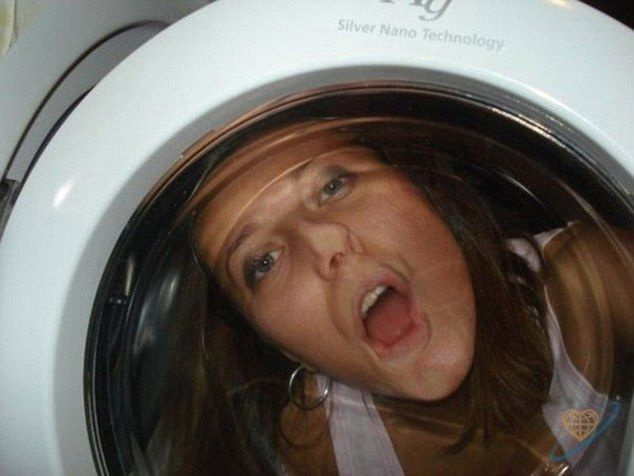 Sa panid mind hoo sisse: see tüdruk ronis tähelepanu tõmbamiseks isegi pesumasinasse