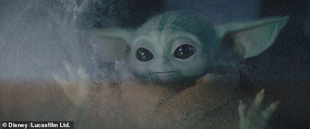 Star power: Baby Yoda tem sido um favorito dos fãs no universo Star Wars desde que The Mandalorian estreou na Disney + este ano