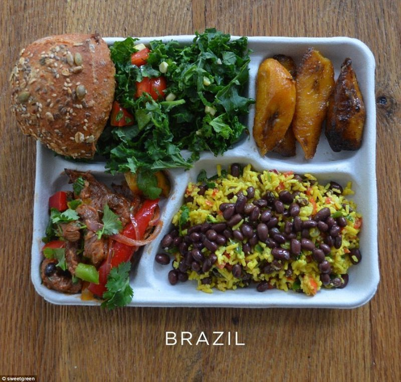 전통적인 풍미의 식사: 브라질