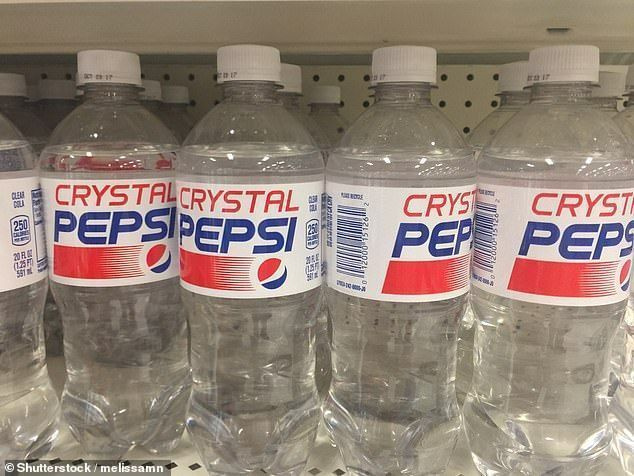 Nostalgia: Crystal Pepsi debüteeris 1992. aastal, kuid lõpetati 1993. aastal. Pärast seda on see mõned korrad piiratud tiraažidega tagasi tulnud.